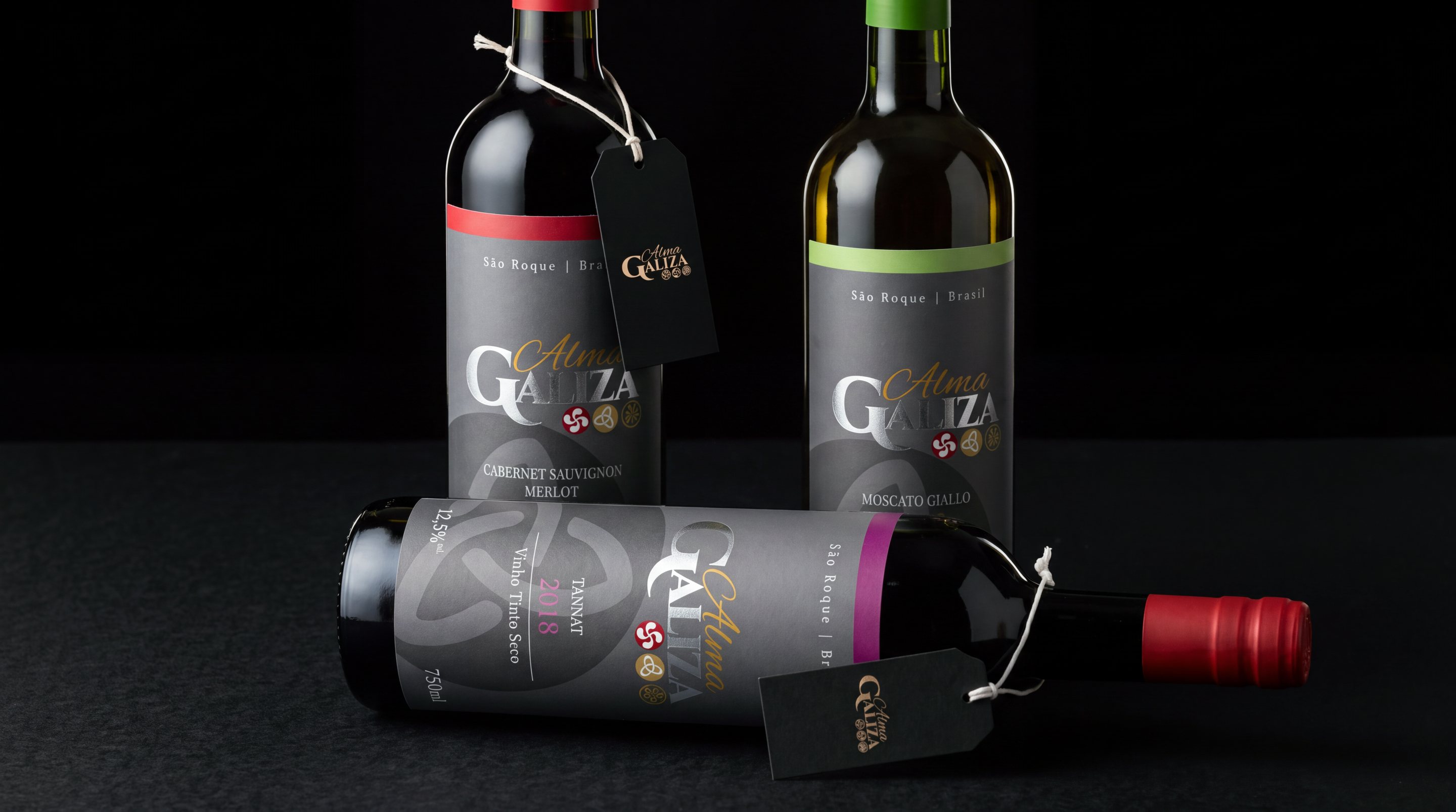 Vinhos Alma Galiza com tag